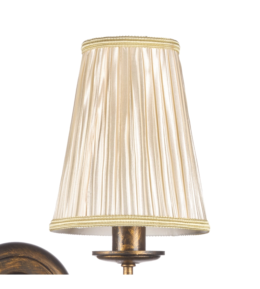 APPLIQUE 2 LUCI ONLI "DELIA" BRONZO E14